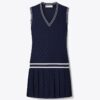 Abito da tennis in jacquard di spugna