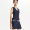 Abito da tennis in jacquard di spugna