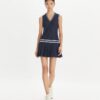 Abito da tennis in jacquard di spugna