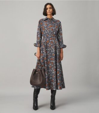 Abito Eleanor in twill di seta