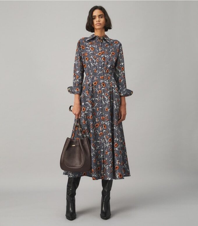 Abito Eleanor in twill di seta