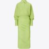 Abito jacquard con polsini Abito jacquard con polsini