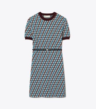 Abito maglione jacquard