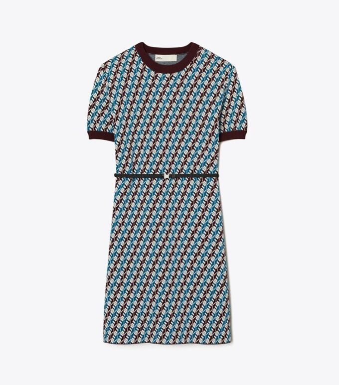 Abito maglione jacquard Abito maglione jacquard