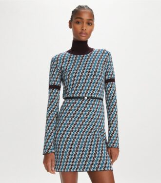 Abito maglione jacquard