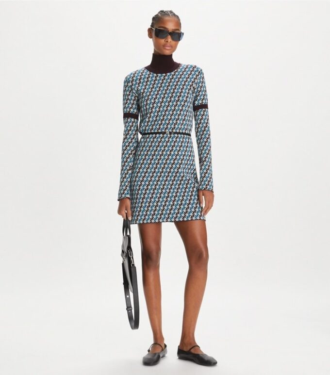 Abito maglione jacquard Abito maglione jacquard