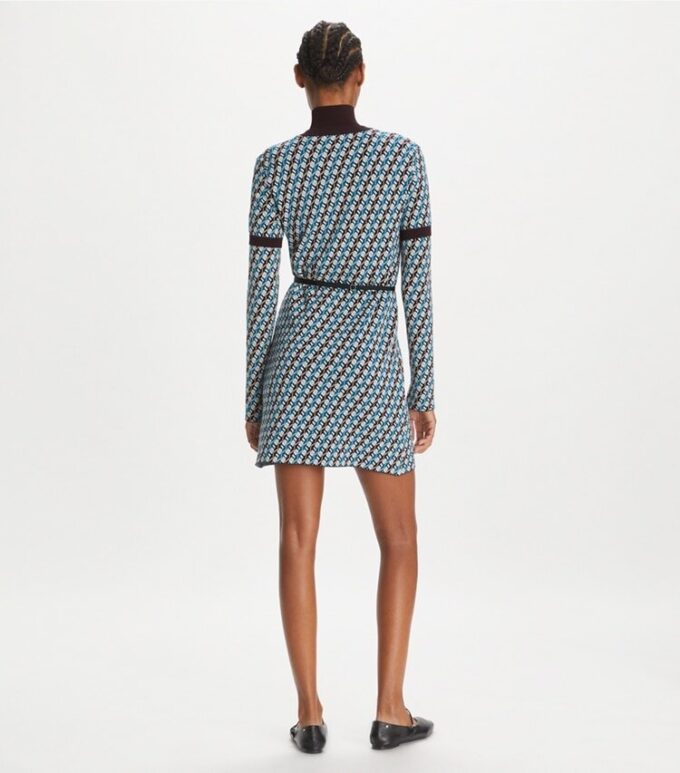 Abito maglione jacquard Abito maglione jacquard
