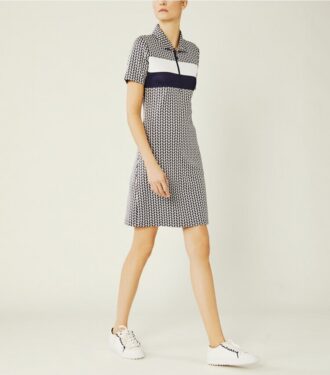 Abito Performance Jacquard Color-Block Abito Performance Jacquard Color-Block