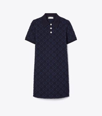 Abito polo jacquard