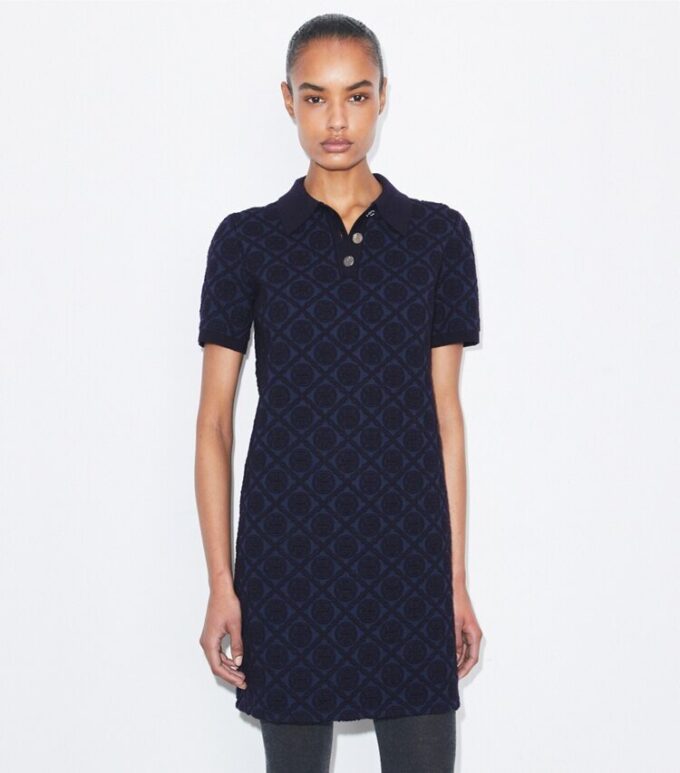 Abito polo jacquard Abito polo jacquard
