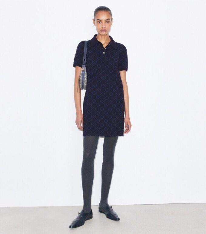 Abito polo jacquard Abito polo jacquard