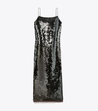 Abito sottoveste con paillettes