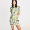 Abito T-shirt con davanti in seta Abito T-shirt con davanti in seta