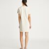 Abito T-shirt con stampa in seta sul davanti Abito T-shirt con stampa in seta sul davanti