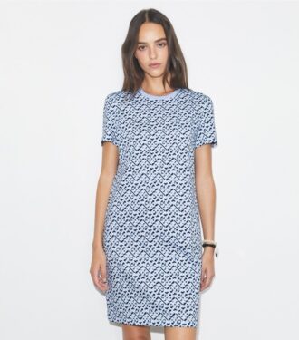 Abito T-shirt in cotone stampato