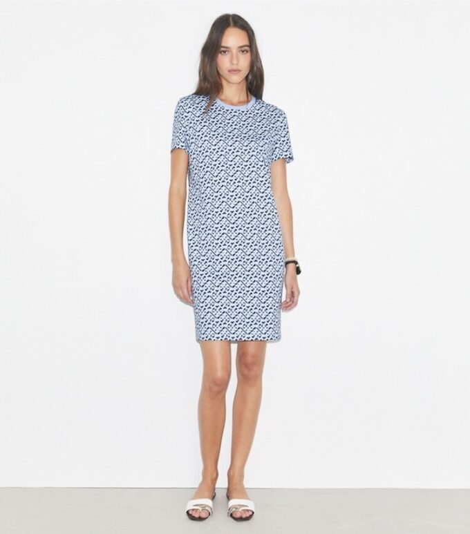 Abito T-shirt in cotone stampato Abito T-shirt in cotone stampato