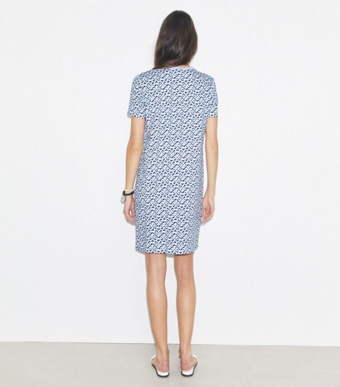 Abito T-shirt in cotone stampato Abito T-shirt in cotone stampato