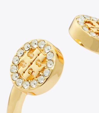 Anello aperto Icon Pavé