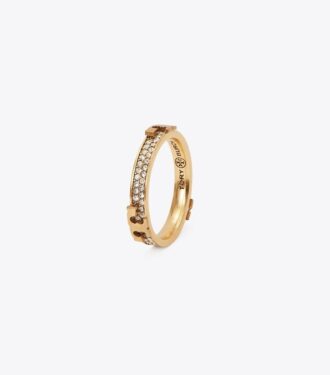Anello Serif-T Pavé