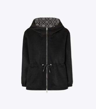 Anorak reversibile in jacquard con T Monogram