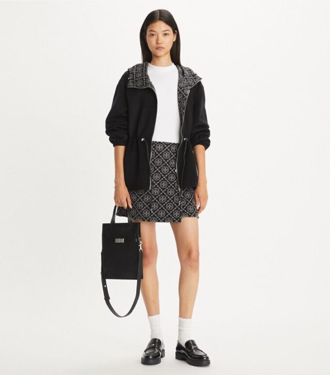 Anorak reversibile in jacquard con T Monogram Anorak reversibile in jacquard con T Monogram