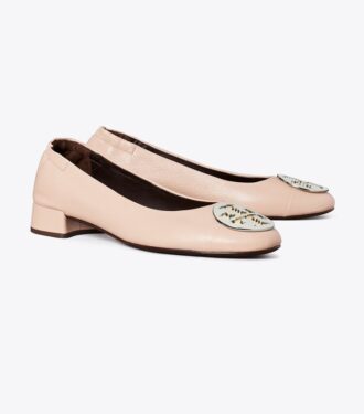 Ballerine con punta rinforzata e tacco Claire