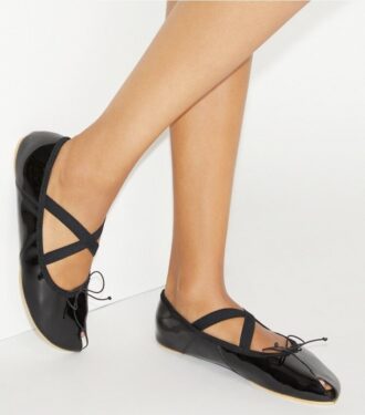 Ballerine Mary Jane con punta aperta