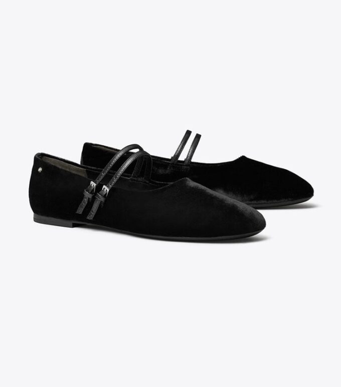 Ballet Mary Jane a due cinturini
