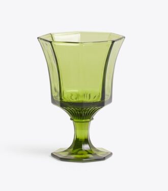 Bicchieri da acqua in vetro pressato, set di 4