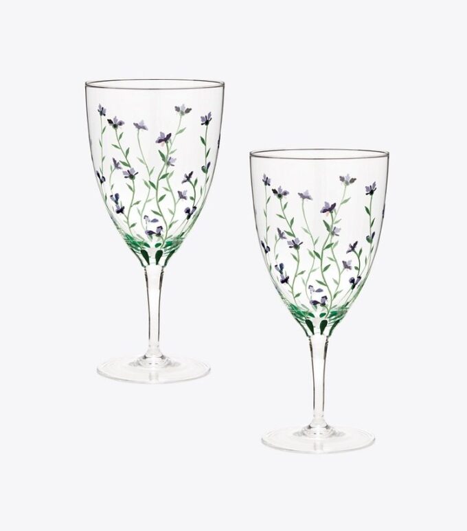 Bicchieri da acqua Jolie Fleur, set da 2 Bicchieri da acqua Jolie Fleur, set da 2
