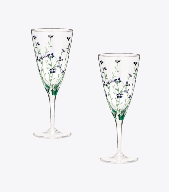 Bicchieri da champagne Jolie Fleur, set da 2 Bicchieri da champagne Jolie Fleur, set da 2