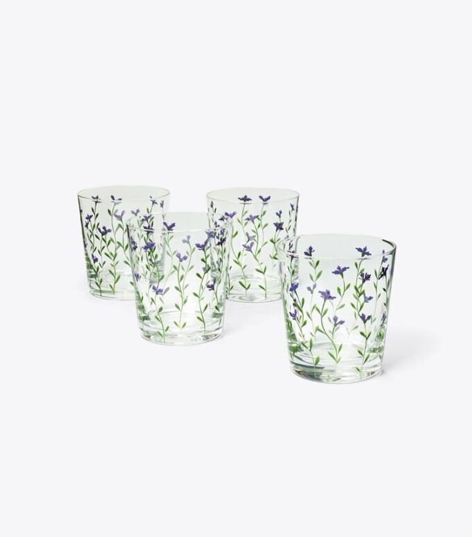 Bicchieri Jolie Fleur Double Old Fashioned, set da 4 Bicchieri Jolie Fleur Double Old Fashioned, set da 4
