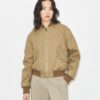 Bomber con monogramma T jacquard