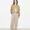 Bomber con monogramma T jacquard