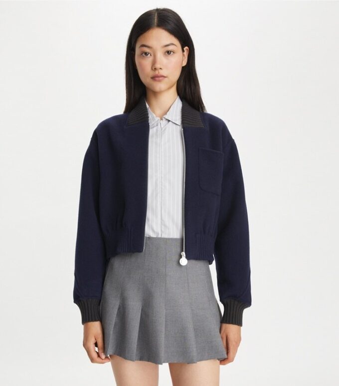 Bomber in lana