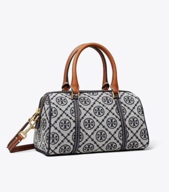 Borsa a barilotto con monogramma T Monogram