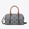 Borsa a barilotto con monogramma T Monogram