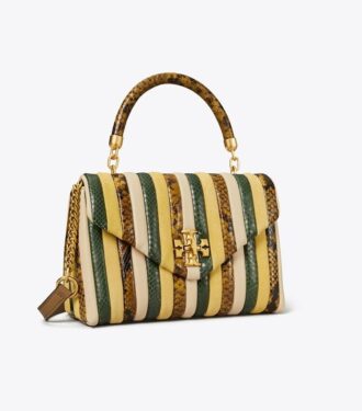 Borsa a mano piccola Kira Stripe con manico superiore