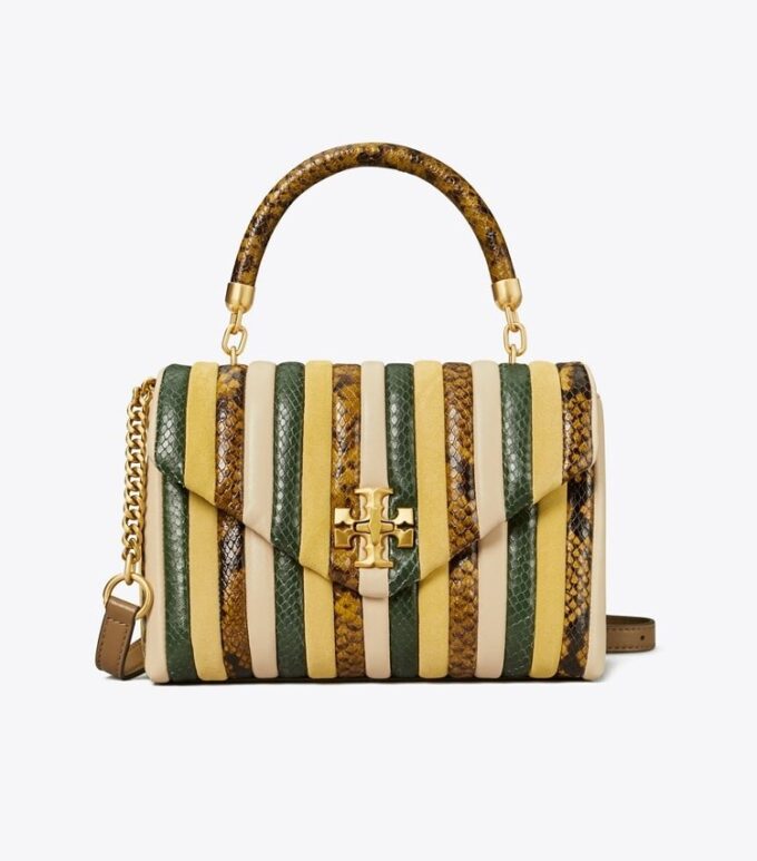 Borsa a mano piccola Kira Stripe con manico superiore Borsa a mano piccola Kira Stripe con manico superiore