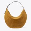 Borsa a palloncino in pelle scamosciata con T Monogram Borsa a palloncino in pelle scamosciata con T Monogram