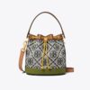Borsa a secchiello con monogramma T Monogram color block Borsa a secchiello con monogramma T Monogram color block