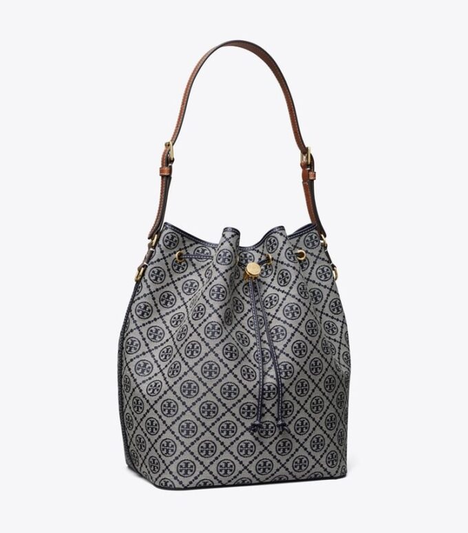 Borsa a secchiello oversize con T Monogram Borsa a secchiello oversize con T Monogram