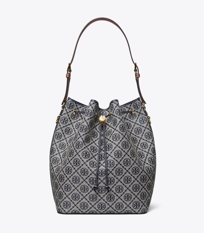 Borsa a secchiello oversize con T Monogram Borsa a secchiello oversize con T Monogram