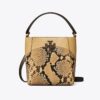 Borsa a secchiello piccola McGraw con stampa serpente Borsa a secchiello piccola McGraw con stampa serpente