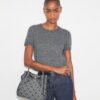 Borsa a secchiello Romy con T Monogram Borsa a secchiello Romy con T Monogram