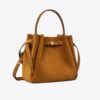 Borsa a secchiello Romy in pelle scamosciata