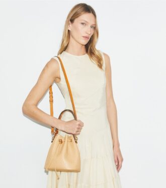 Borsa a secchiello T Monogram Pebble