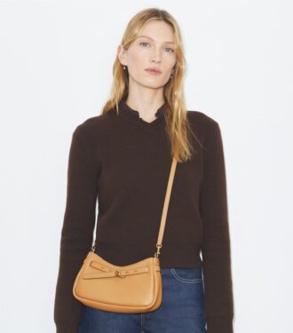 Borsa a tracolla con chiusura a zip Romy