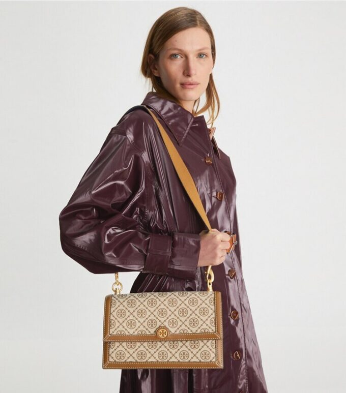 Borsa a tracolla con monogramma T Monogram Borsa a tracolla con monogramma T Monogram