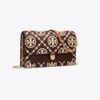 Borsa a tracolla con monogramma T Monogram in rilievo a contrasto